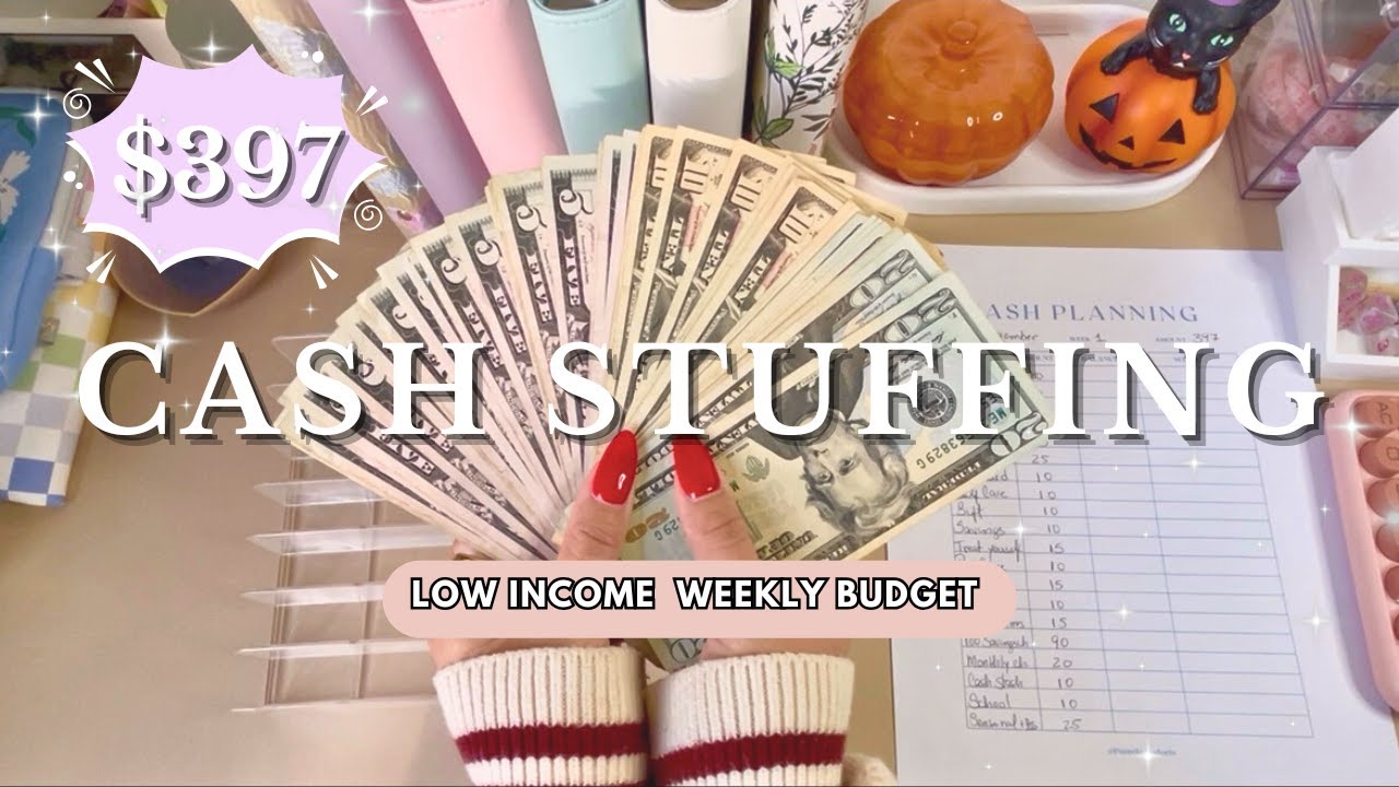 Weekly Cash Stuffing $397  Sinking Funds & Savings Challenges  Budget Mom  Low Income Single Mom 1