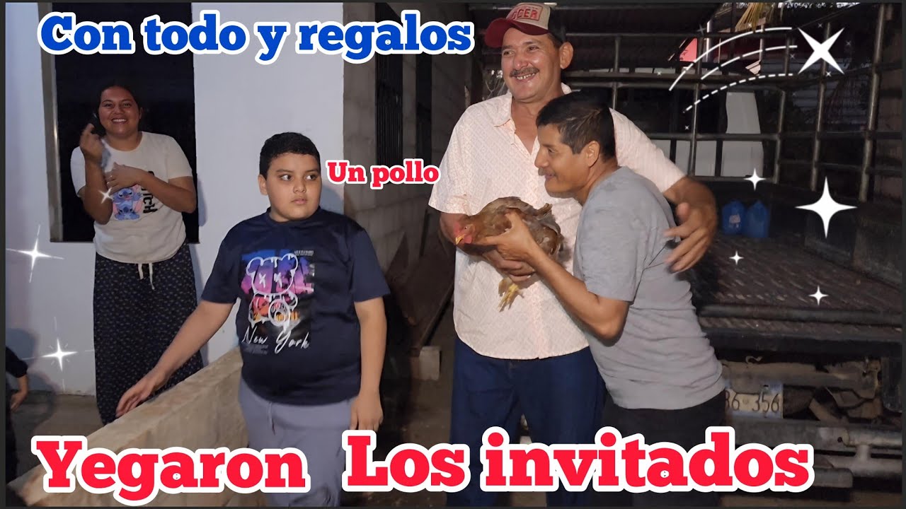 YEGARON LOS INVITADOS Y LE YEVARON REGALO SORPRESA A DON PABLO 