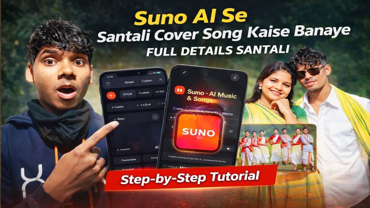 Suno AI Se Santali Cover Song Kaise Banaye | Full Details Santali | Step by Step Tutorial