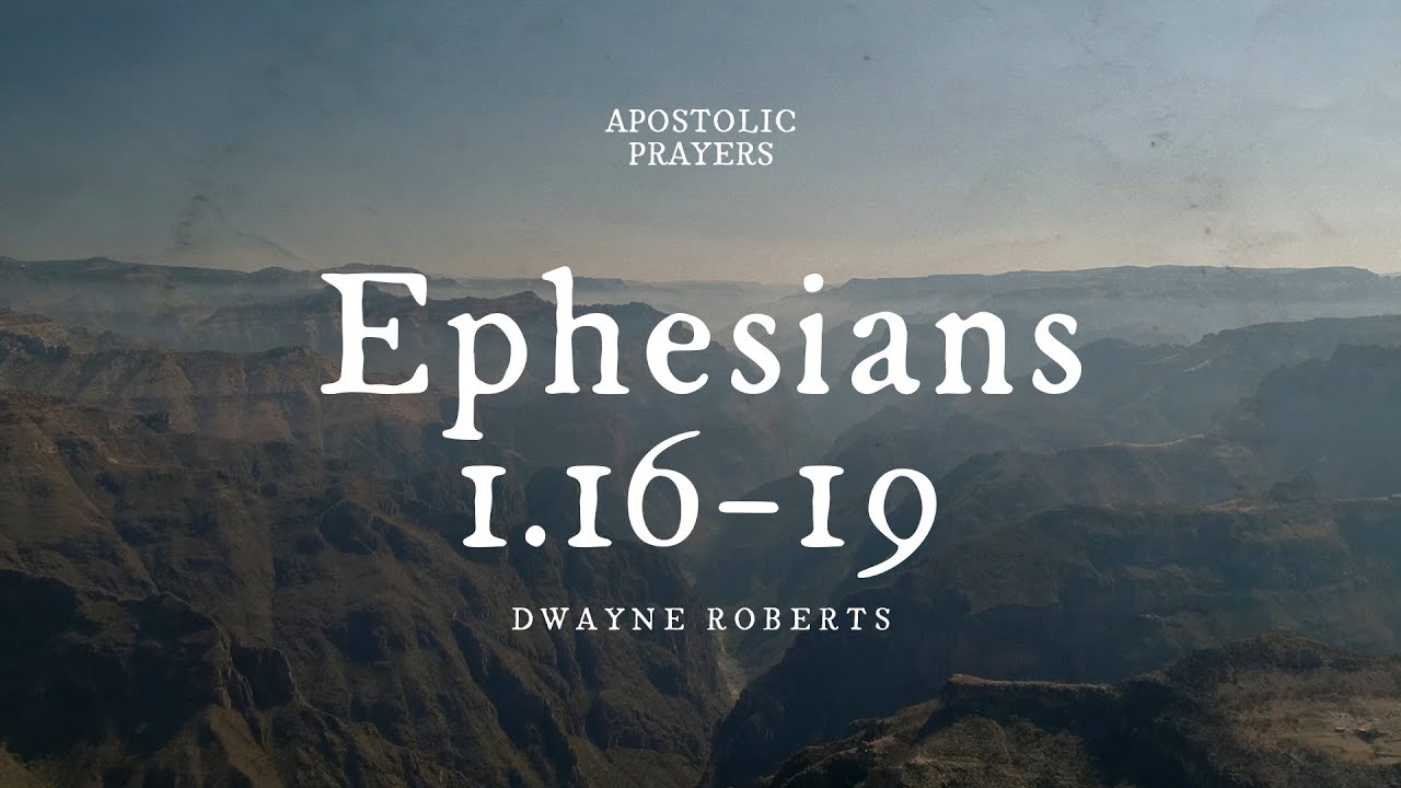 Ephesians 1:16-19 | Apostolic Prayers (Harp and Bowl Sessions) | Dwayne Roberts