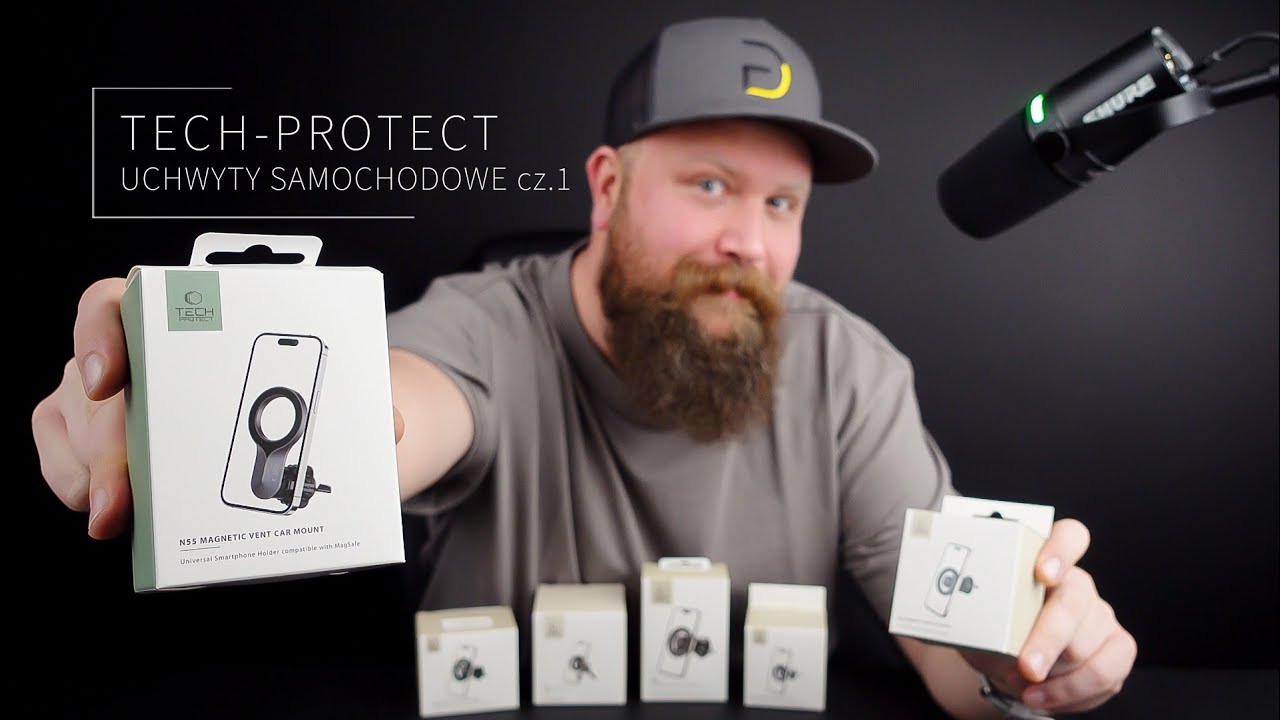 Uchwyty Samochodowe TECH-PROTECT cz.1 - Magnetyczne Uchwyty do Nawiewu - Pasywne ( bez ładowania )