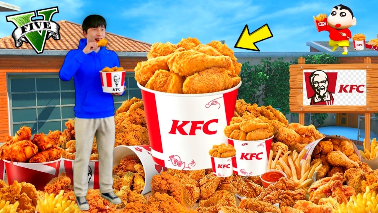 မြို့ထဲမှာ အကောင်းဆုံး KFC ကြက်ကြော်ဆိုင် ဖွင့်လိုက်ပြီ | Opening a KFC Shop in GTA V