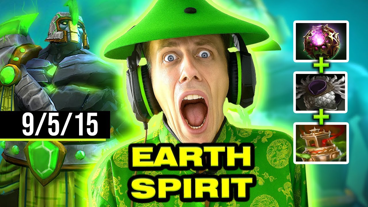 EARTH SPIRIT MID 5400 MMR | Ranked Dota 2 7.39d