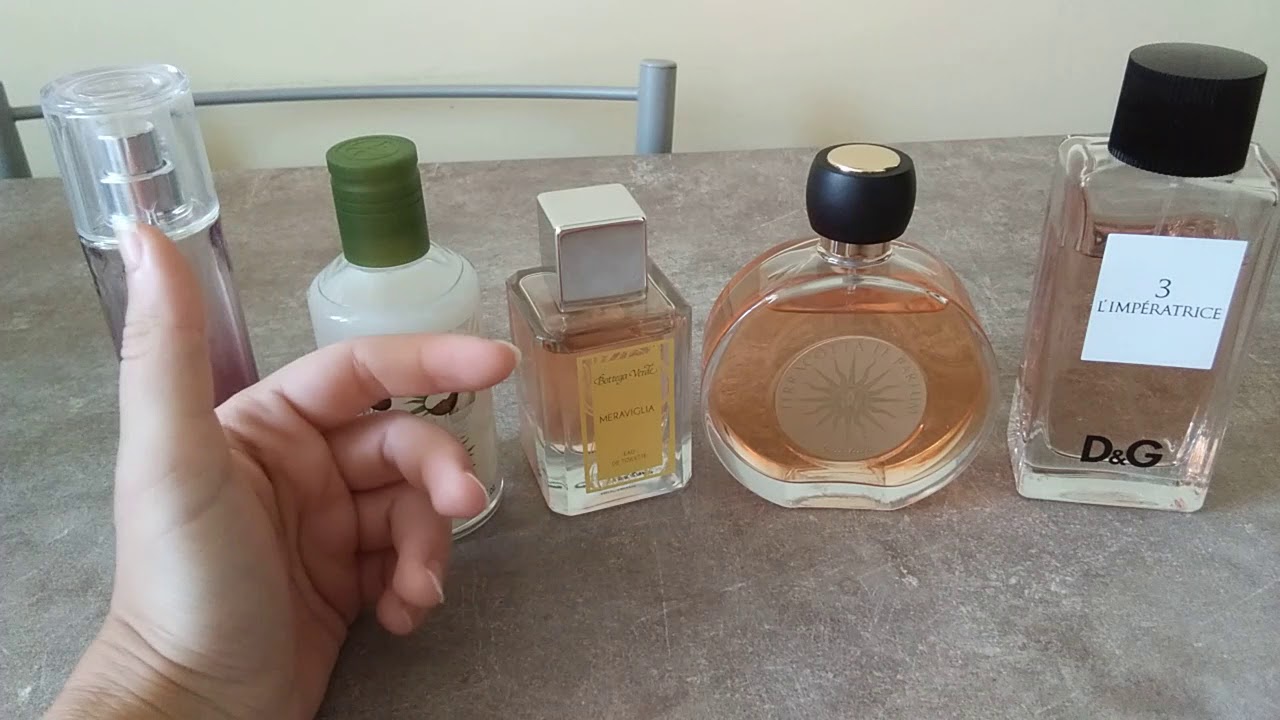 I MIEI CINQUE PROFUMI PER L'ESTATE