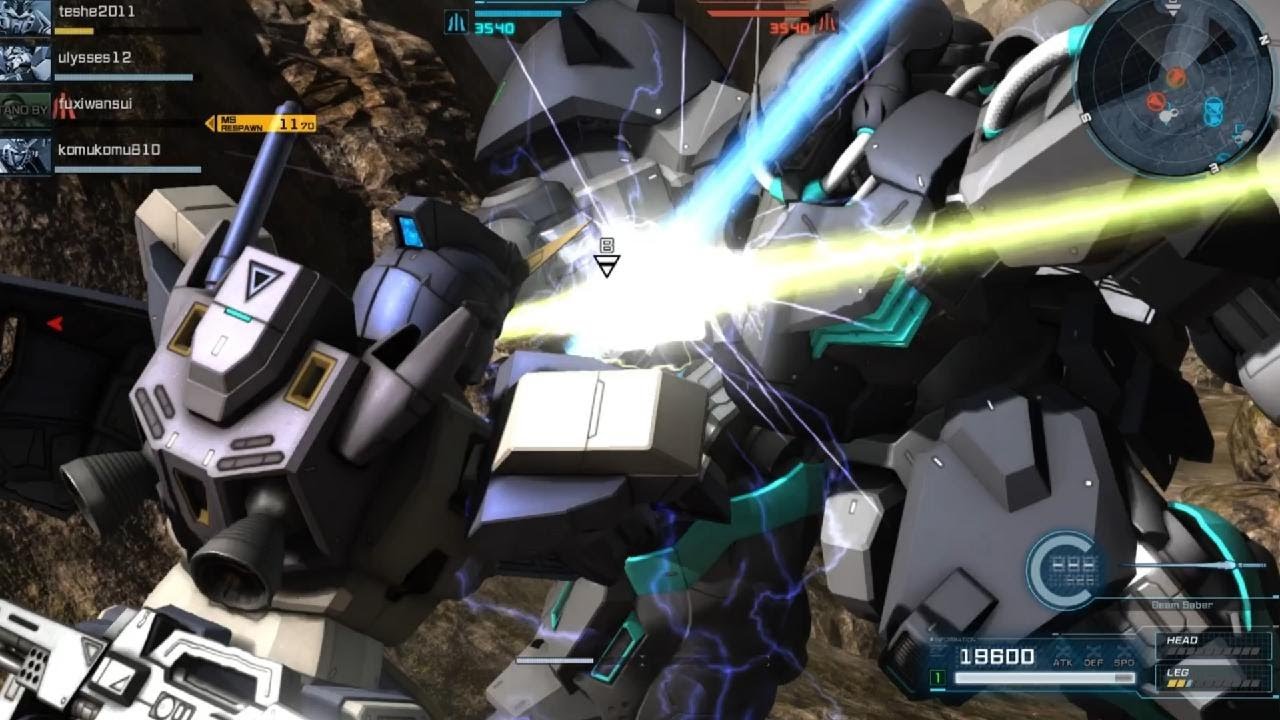 F90 VS Messer Type-F01 (GUNDAM BATTLE OPERATION 2)