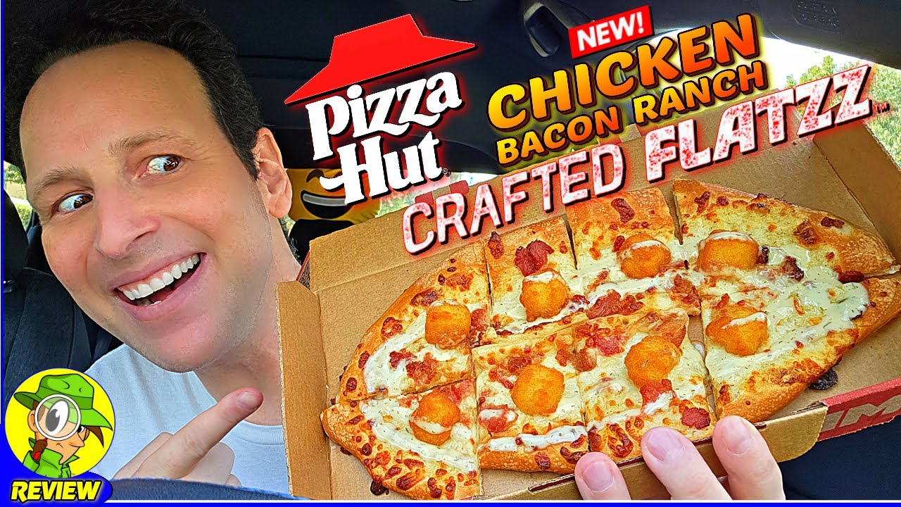 Pizza Hut® Chicken Bacon Ranch Crafted Flatzz™ Review 🍕🐔🥓 Only $5.00! 🤩 Peep THIS Out! 🕵️‍♂️