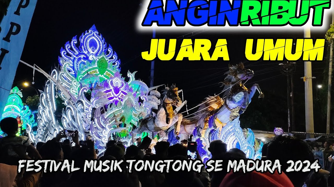 Festival musik tongtong se Madura 2024 Angin Ribut