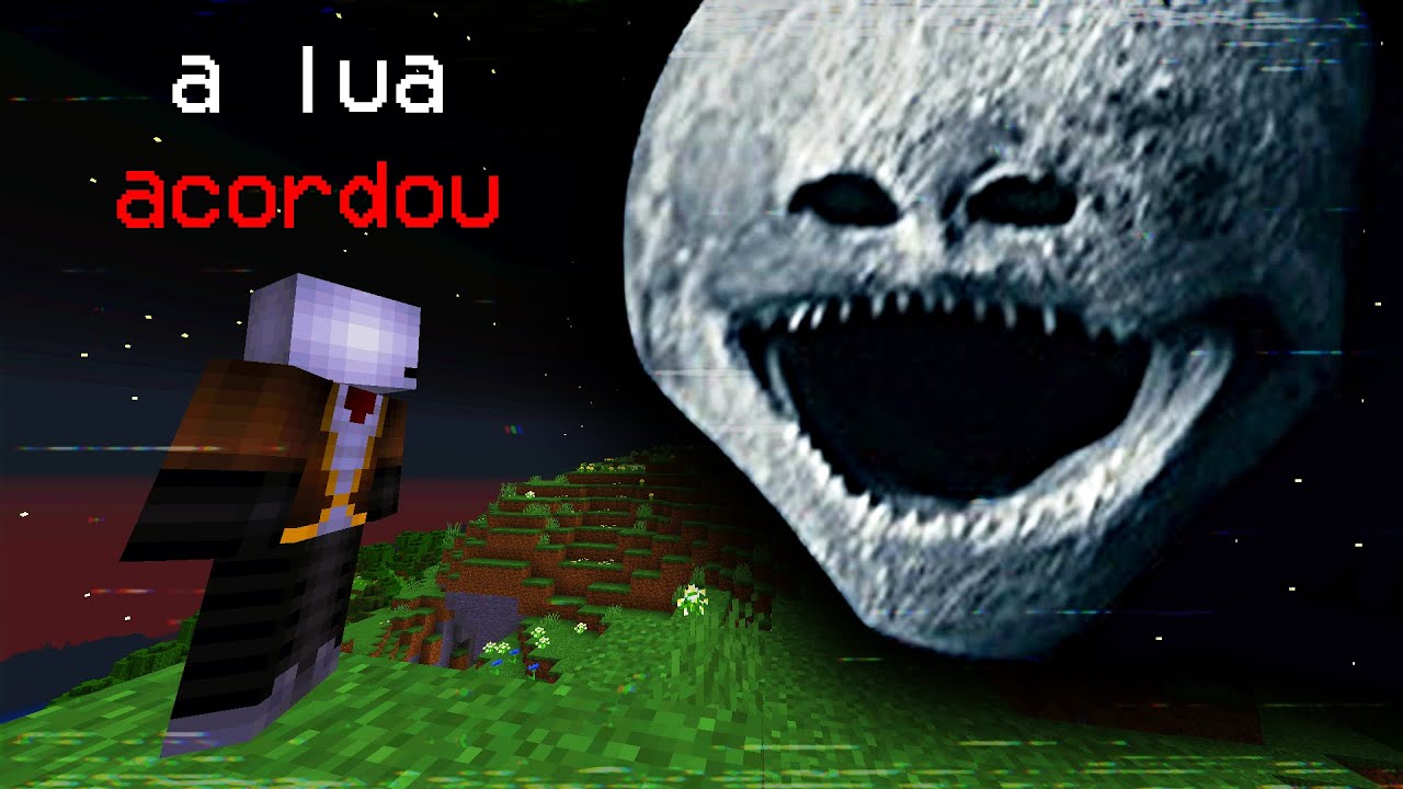 tem algo muito errado com a lua do minecraft...