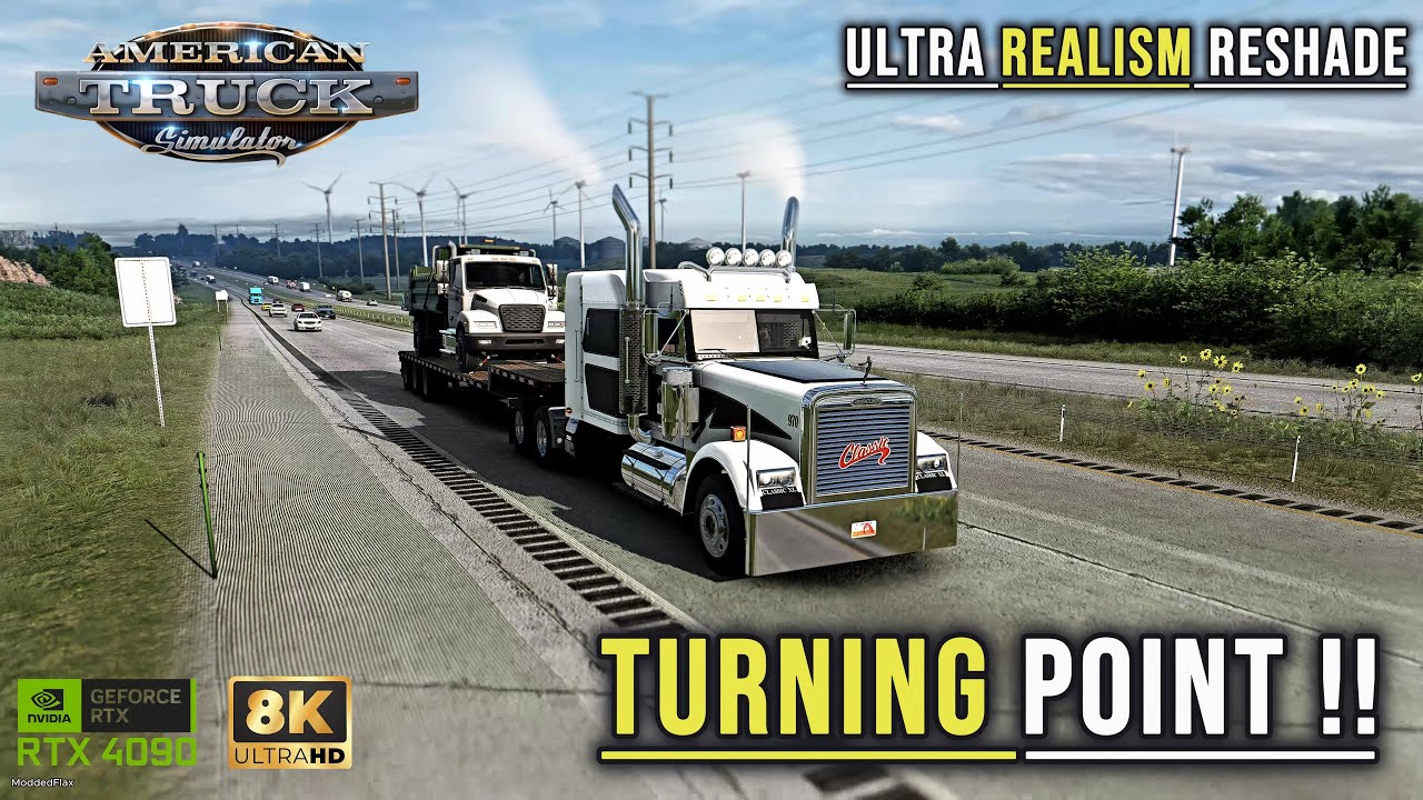ATS 1.55 I'm dreaming REALITY //JBX3+Lighting MOD+PNG+Reshade+@LookPilot //