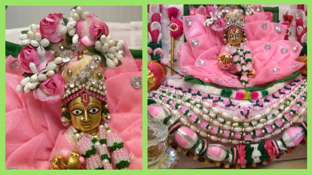 Thakorji's Shringar of Kamal Kali and Gulab