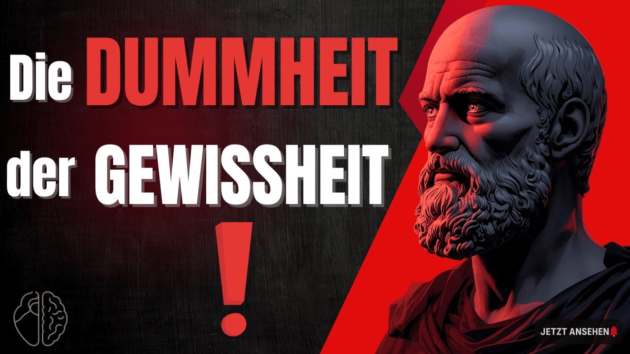 Die Dummheit der Gewissheit &ndash; warum Zweifel die h&ouml;chste Form von Intelligenz ist.