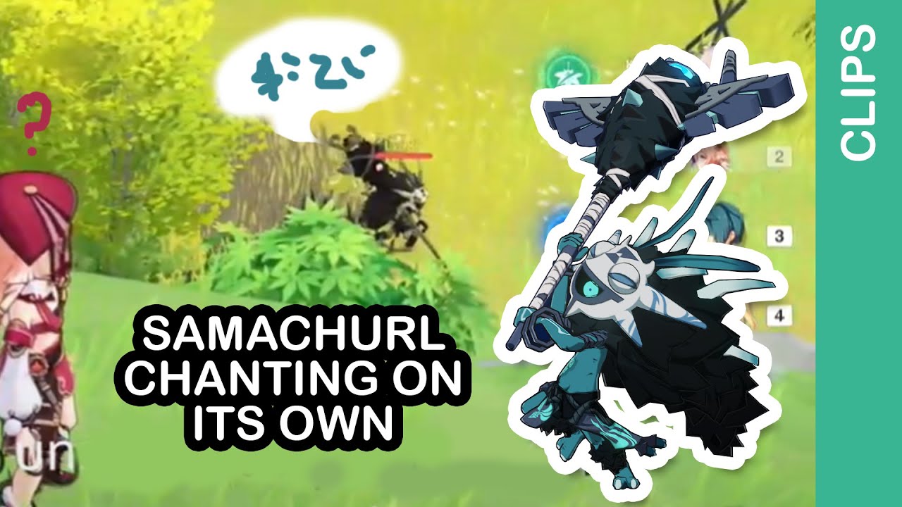 Hilichurl talking to himself 2 | Volume up! Its very cute hilichurl language