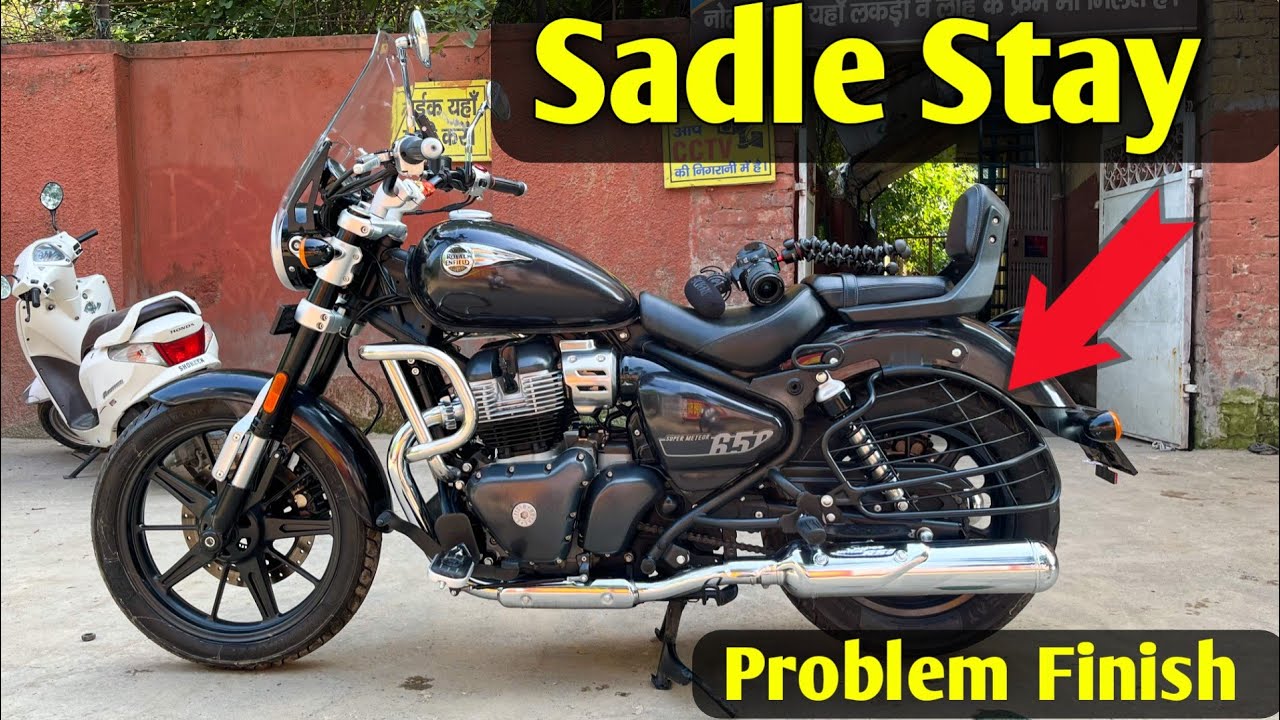 Sadle Stay For Super Meteor 650🤟 Problem Finish 🤗