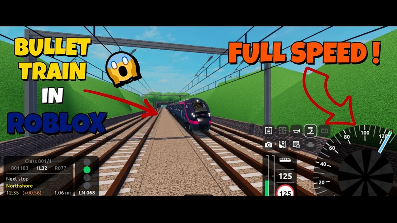 Driving a Bullet Train in Roblox😱🎮| Roblox Gameplay | Play Fusion
