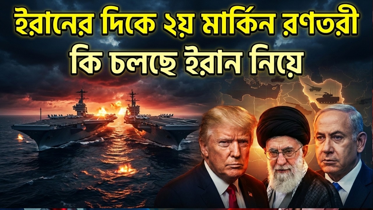 ইরানের দিকে ২য় মার্কিন রণতরী! ওয়াশিংটনে নেতানিয়াহু — যুদ্ধ নাকি গোপন ডিল? | TDD