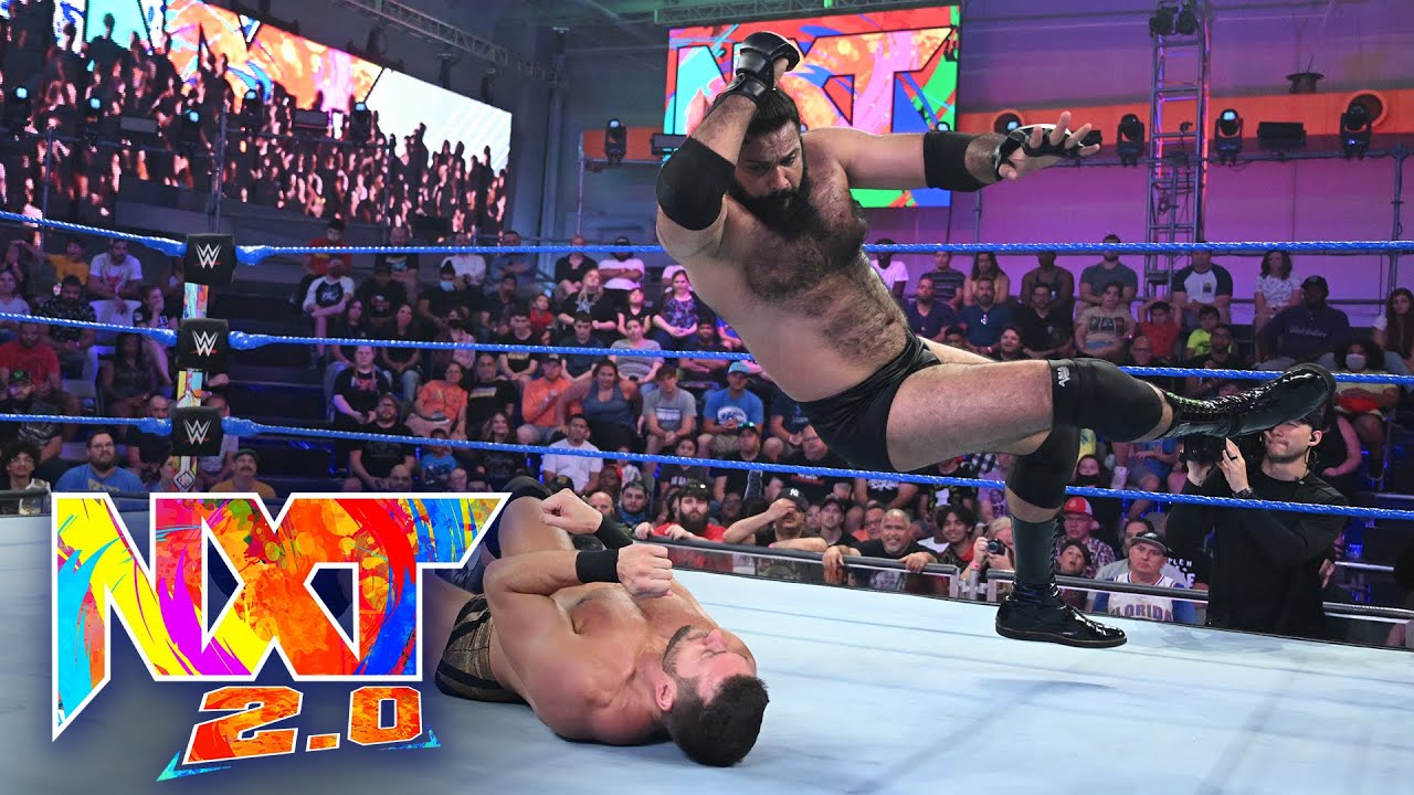 Санга против Дюка Хадсона: WWE NXT, 12 июля 2022 года.