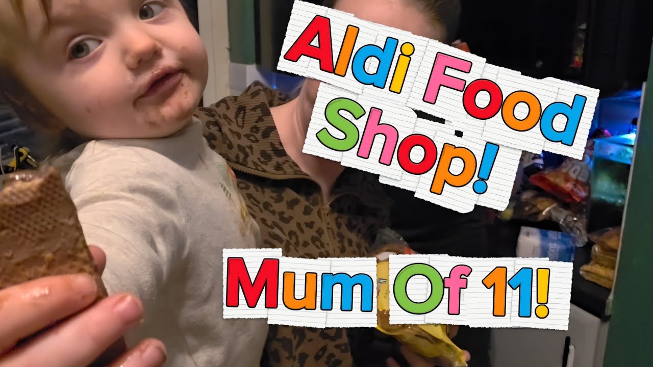 I Did an Aldi Shop for 11 Kids… Then Tried to Put It All Away LIVE 😅