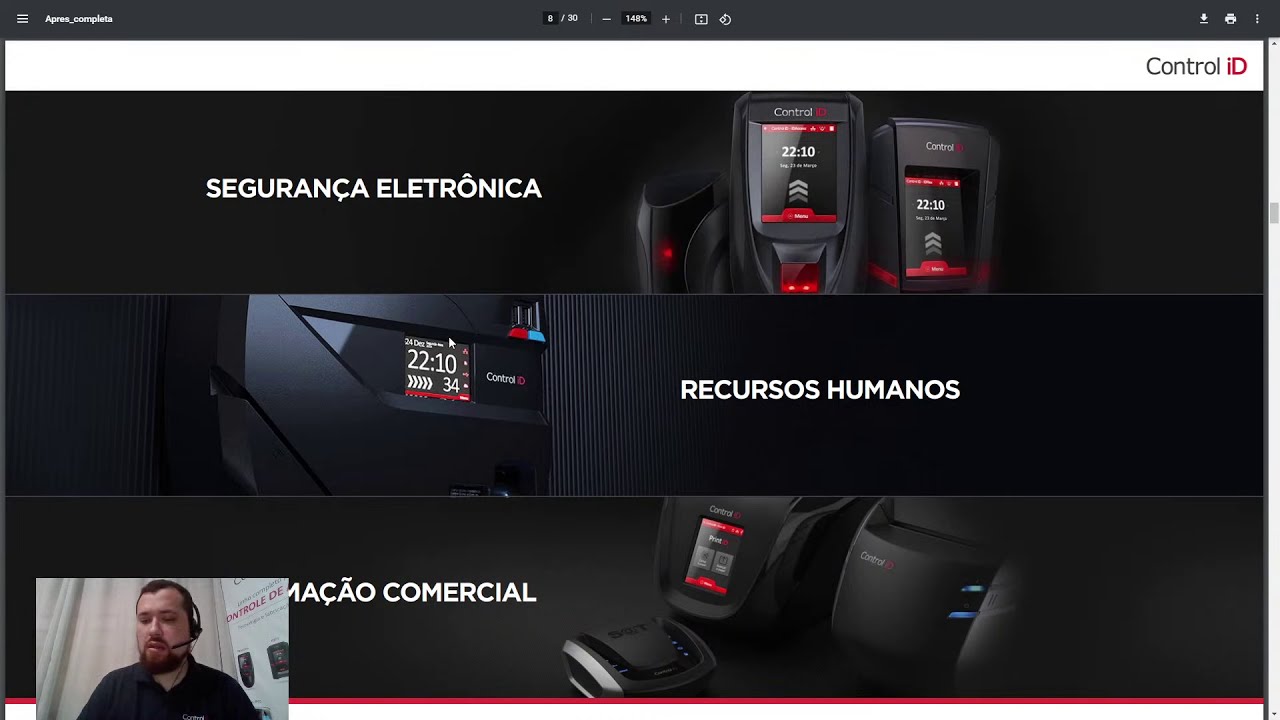 Treinamento Linha de Acesso Control iD