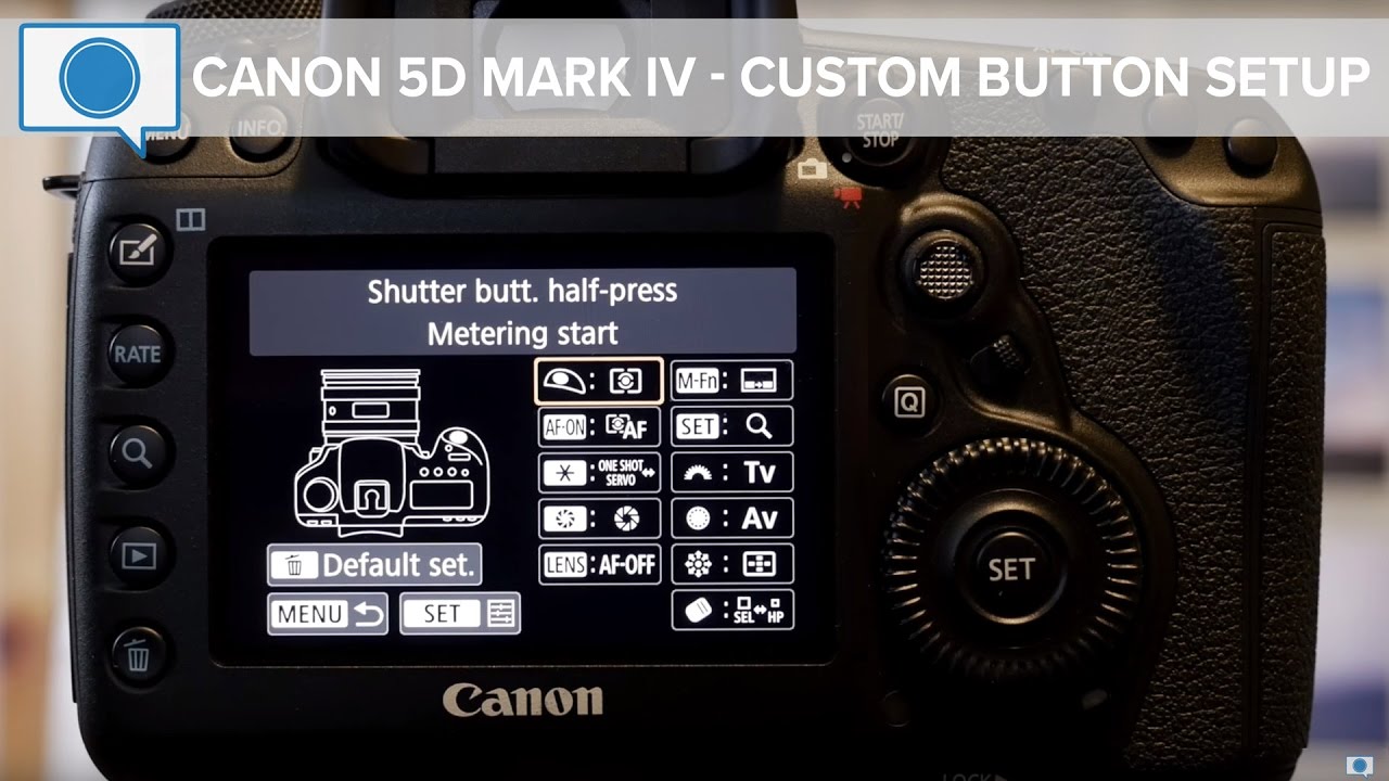 Canon 5D Mark IV Tips & Tricks - Custom Button Setup (Fixed Audio)