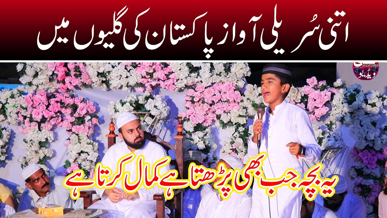 Pakistani Chota Bacha Naat Khawan || Zarnain Haider Naats || 499 GB Mehfil || Ali 4k Video