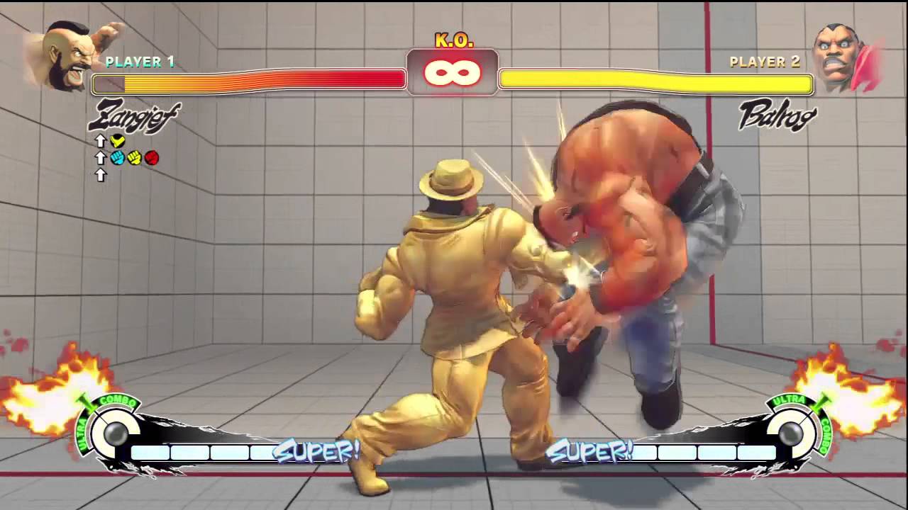Balrog Meaty Throw vs. Zangief