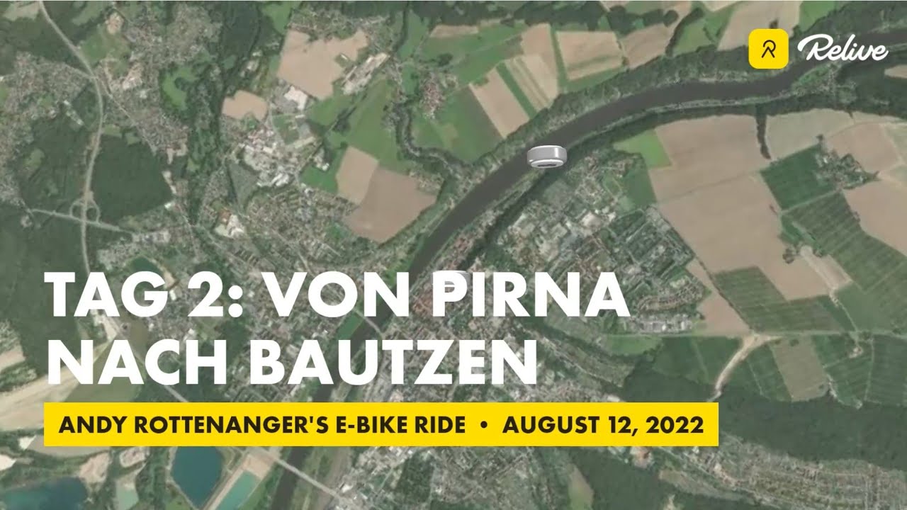 Dreitägige E-Bike Radtour Tag 2 - Pirna - Bautzen