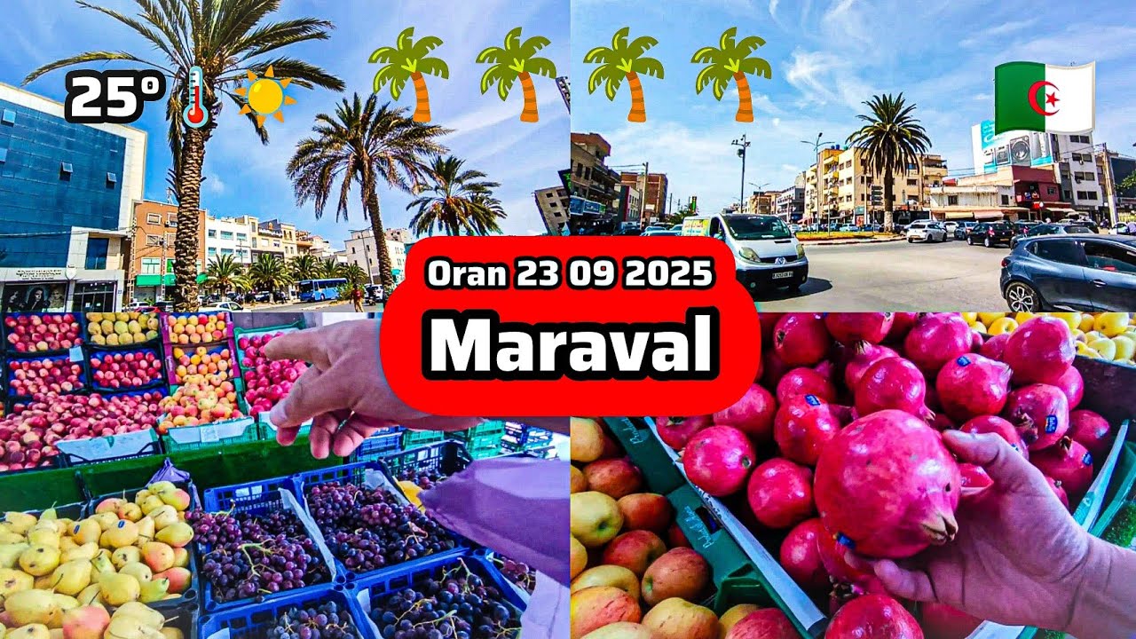 Maraval Oran comme si vous y étiez  مارافال وهران اليوم  