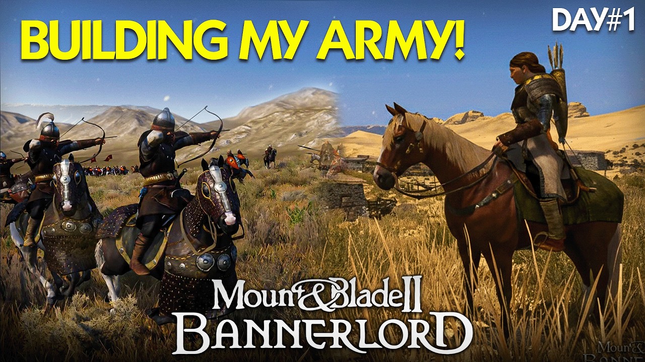 Building My Vlandian ARMY & Hunting Looters! | Mount & Blade 2 - Urdu