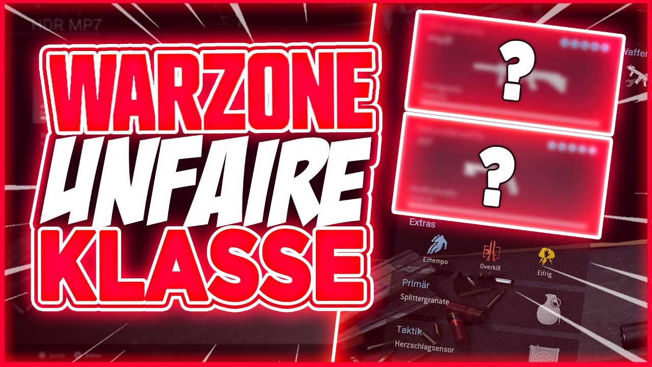 DIESE WAFFE + KLASSE ist EXTREM UNFAIR in Warzone! (OHNE Sniper)