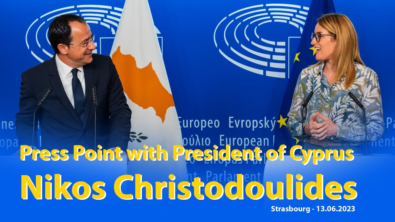 Press Point with the President of Cyprus Nikos Christodoulides - 13th June 2023