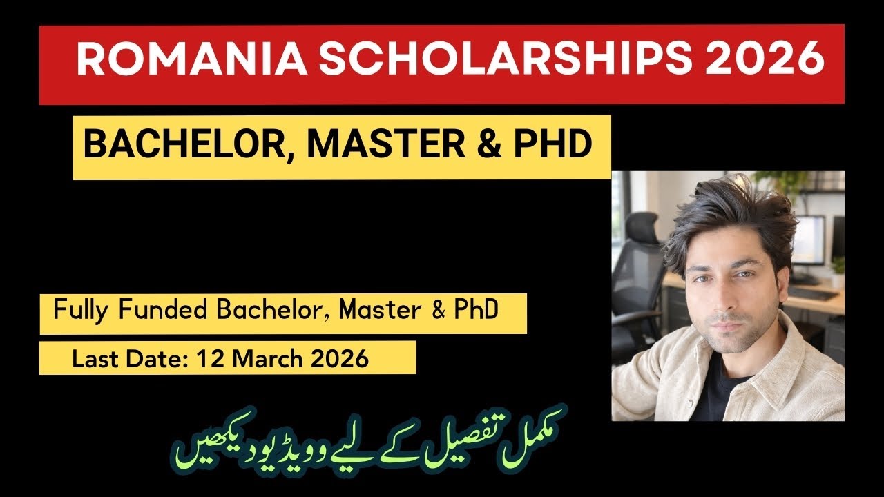 Romania Government Scholarship 2026 | Fully Funded BS MS PhD | Study in Romania Without IELTS