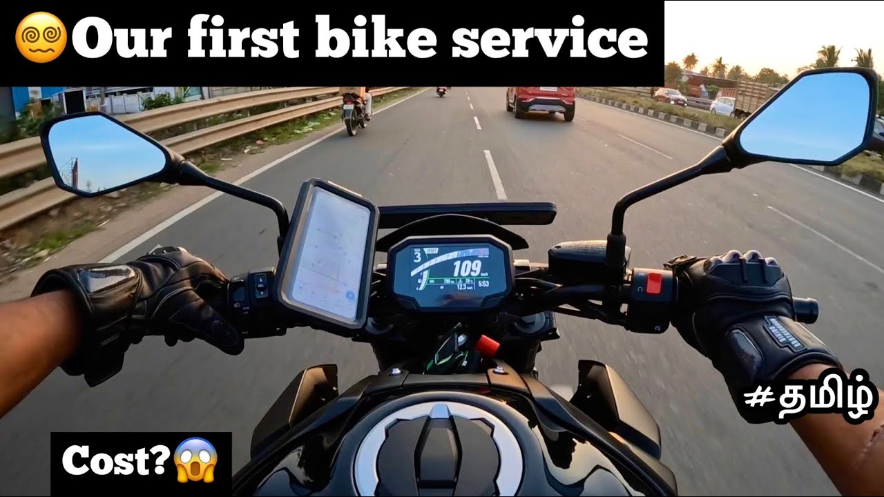 😵&zwj;💫Our First bike service | cost?😱| tamil | TTF🔥| kawasaki | z900 | motovlog |