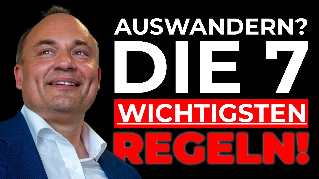 Steuerfrei AUSWANDERN?! Diese 7 REGELN musst du kennen!