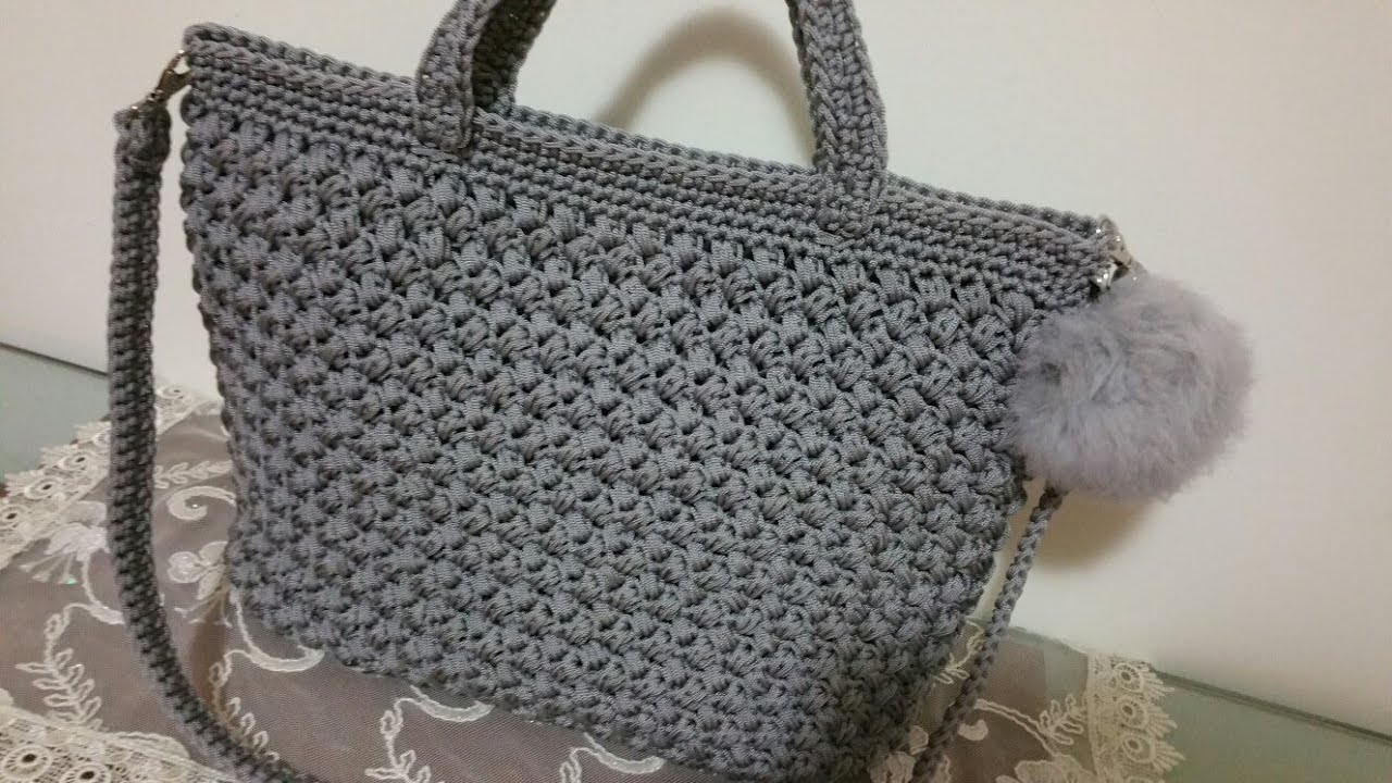 #rosaparlato #borsauncinetto Borsa Puff uncinetto/bolsa de crochet/حقيبة الكروشيه