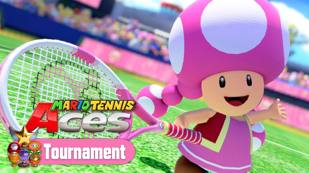 Mario Tennis Aces - Tournament Mode: All Cups (Toadette Gameplay)
