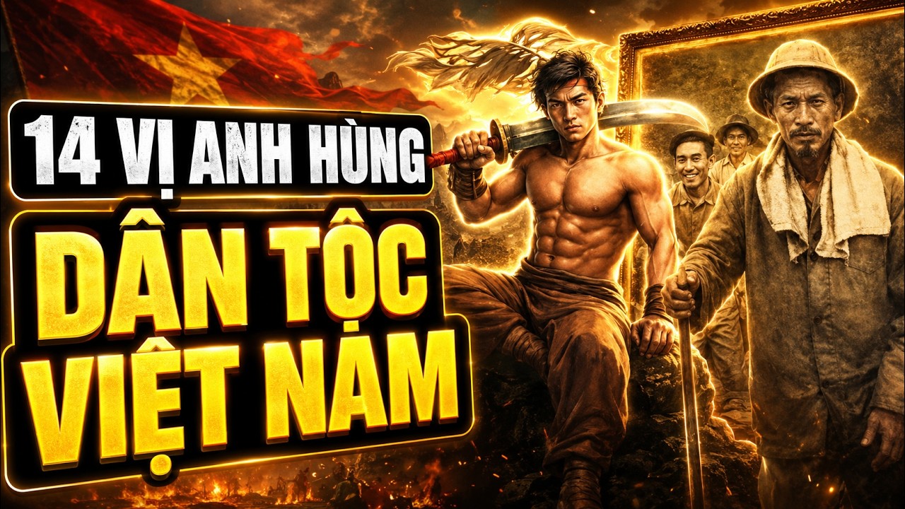 14 Vị Anh H&ugrave;ng D&acirc;n Tộc Việt Nam