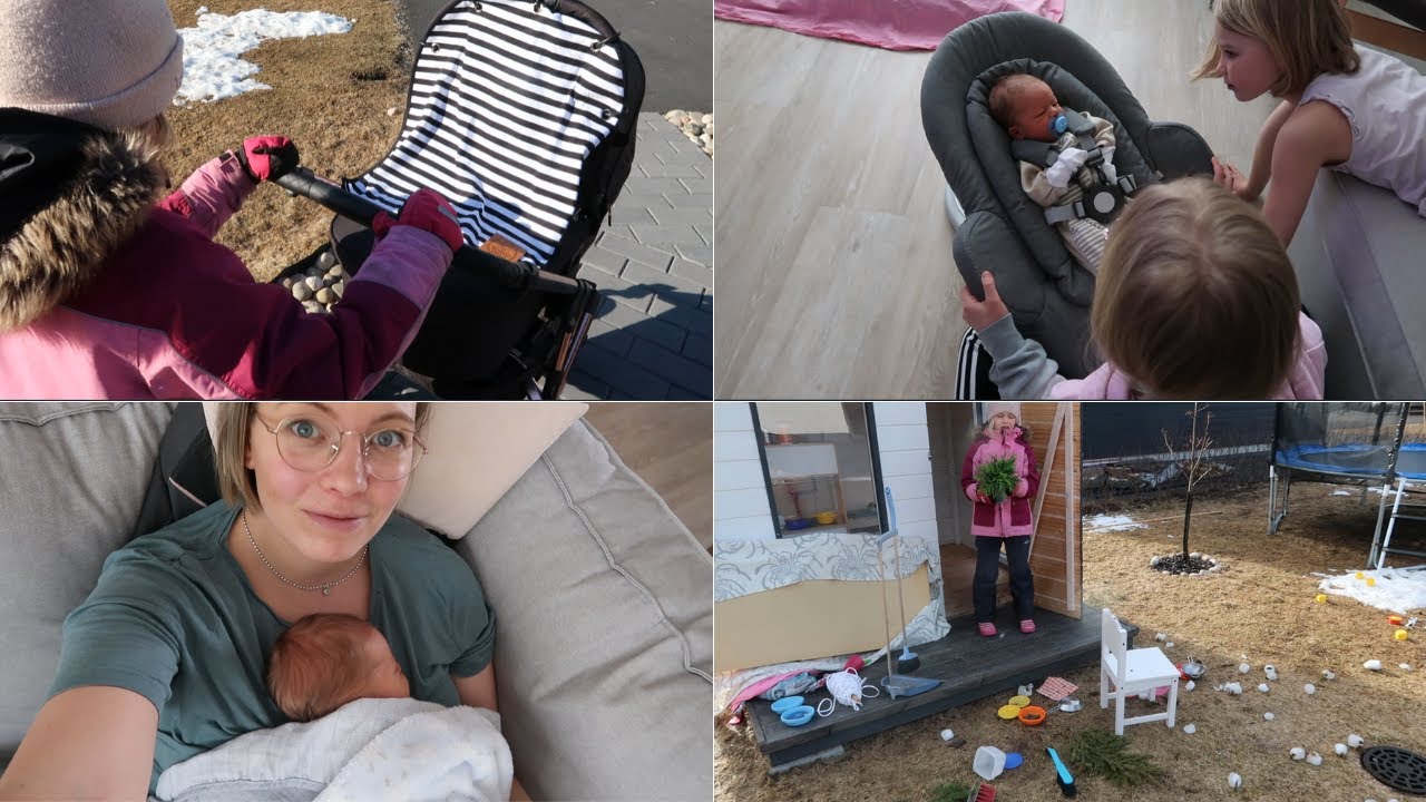Meidän eka viikonloppu vauvan kanssa | Leikkimökin suursiivous