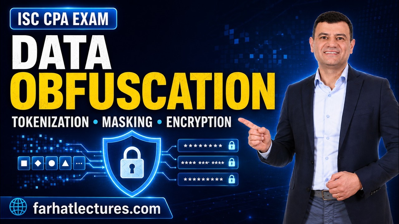Data Obfuscation: Tokenization, Masking, Encryption. Information Systems and Controls ISC CPA Exam