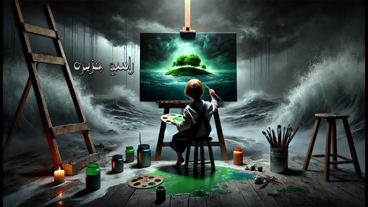 طفل رسام | باسم الكربلائي