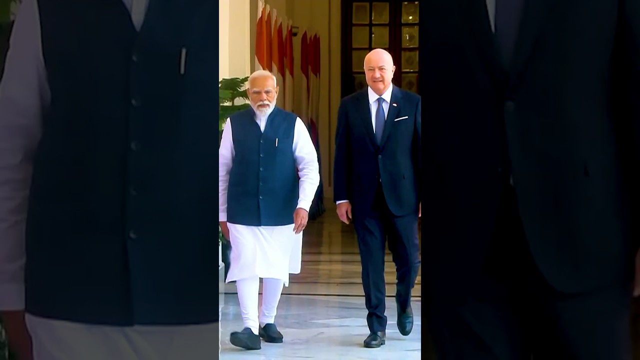 PM Modi met Austrian Chancellor Christian Stocker in New Delhi | #shorts