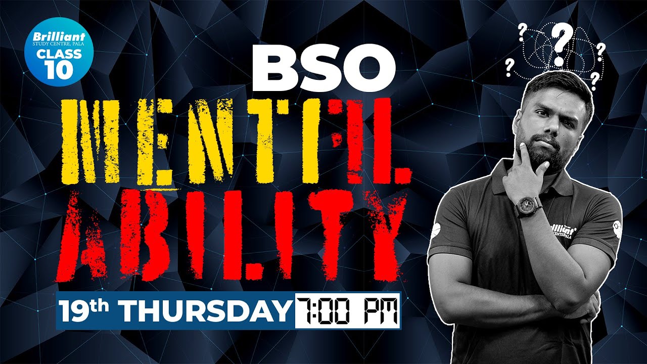 MENTI LIVE | BSO - Mental Ability | For 8, 9, 10 Class Students | 19th October 2023 | 07:00 PM