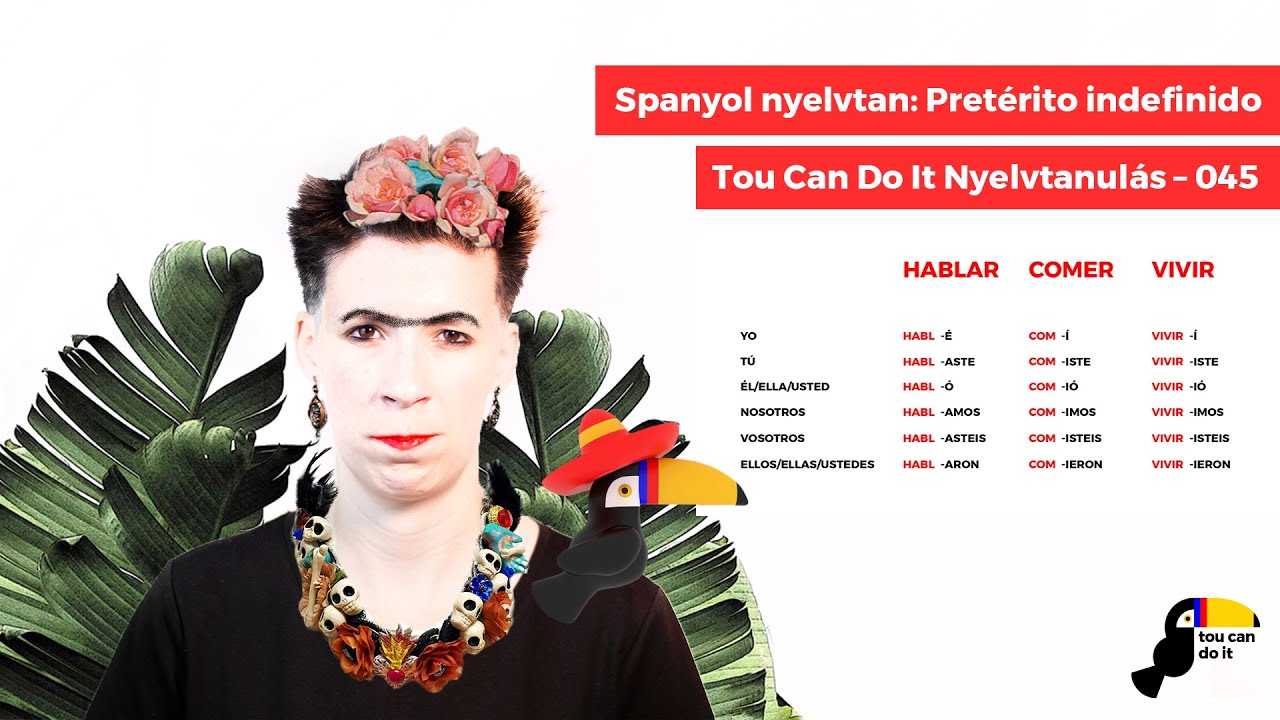Spanyol nyelvtan: Pretérito indefinido – Tou Can Do It Nyelvtanulás – 045