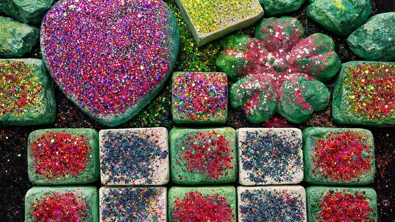 Are You Obsessed With Green Too? 💚l Asmr l gymchalk l soft chalk l chalk crush l 
