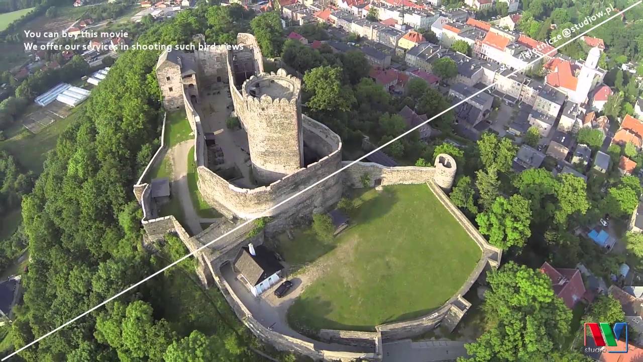 Zamek Bolków - Bolkenhain - Bolkoburg - Poland - Polen - Niederschlesien - Birdview