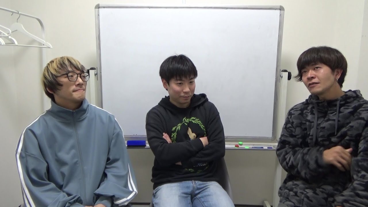 イケガワさんとNORITASOさんがコントを撮り終えて