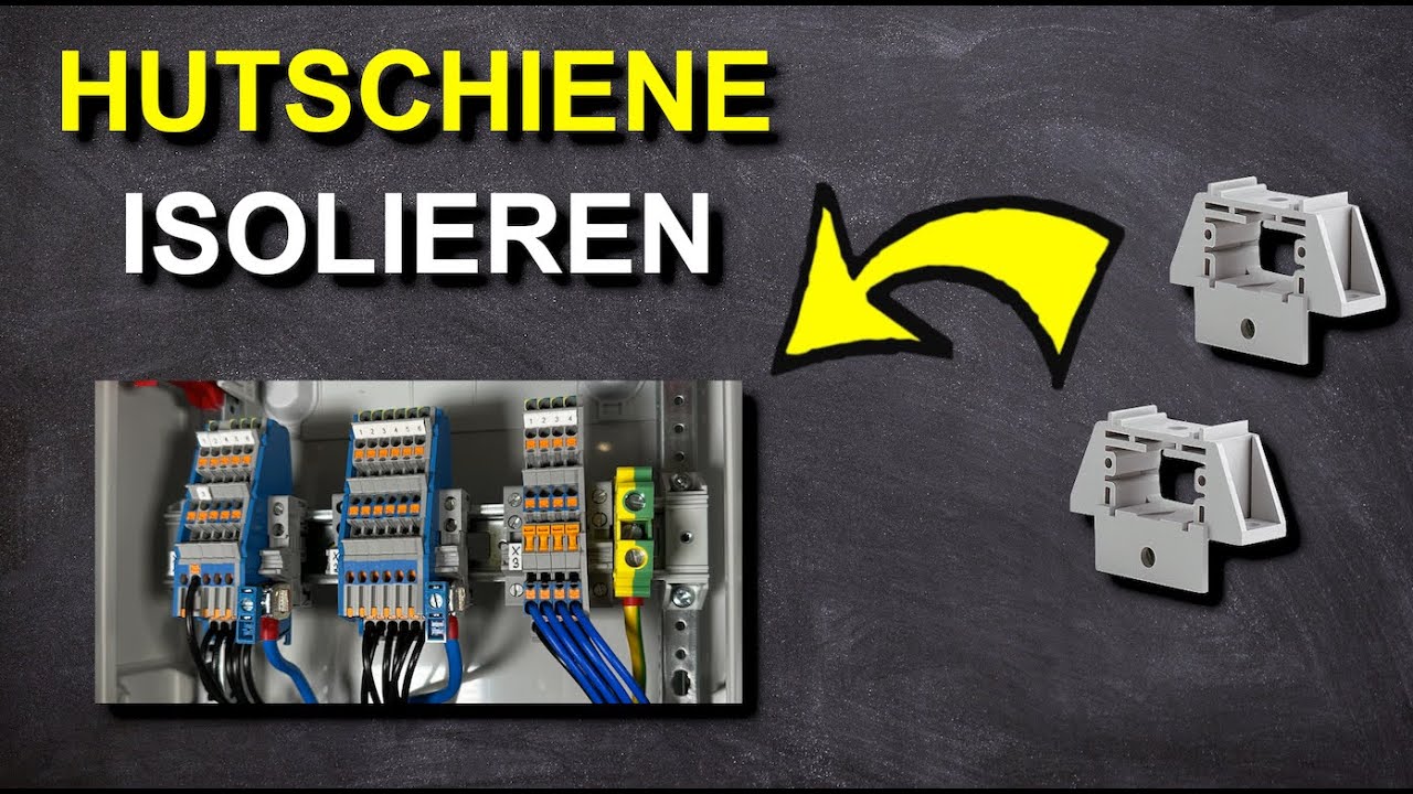 ACHTUNG FEHLER ! Hutschiene im Schutzklasse 2 Verteiler nachtr&auml;glich isolieren - so wird's gemacht!