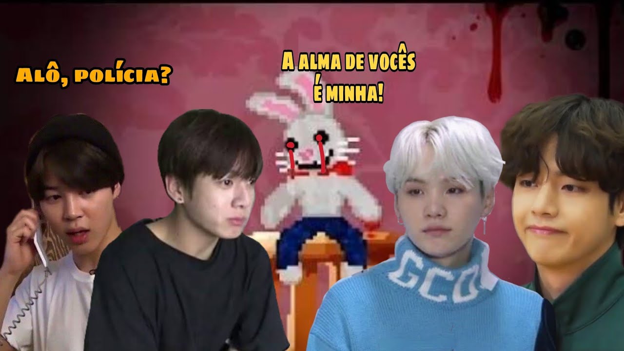 ESSE COELHINHO NÃO É DO BEM!!//Especial de Halloween (Mr.Hopps play house)-Jikook e Taegi (FUGIMOS?)