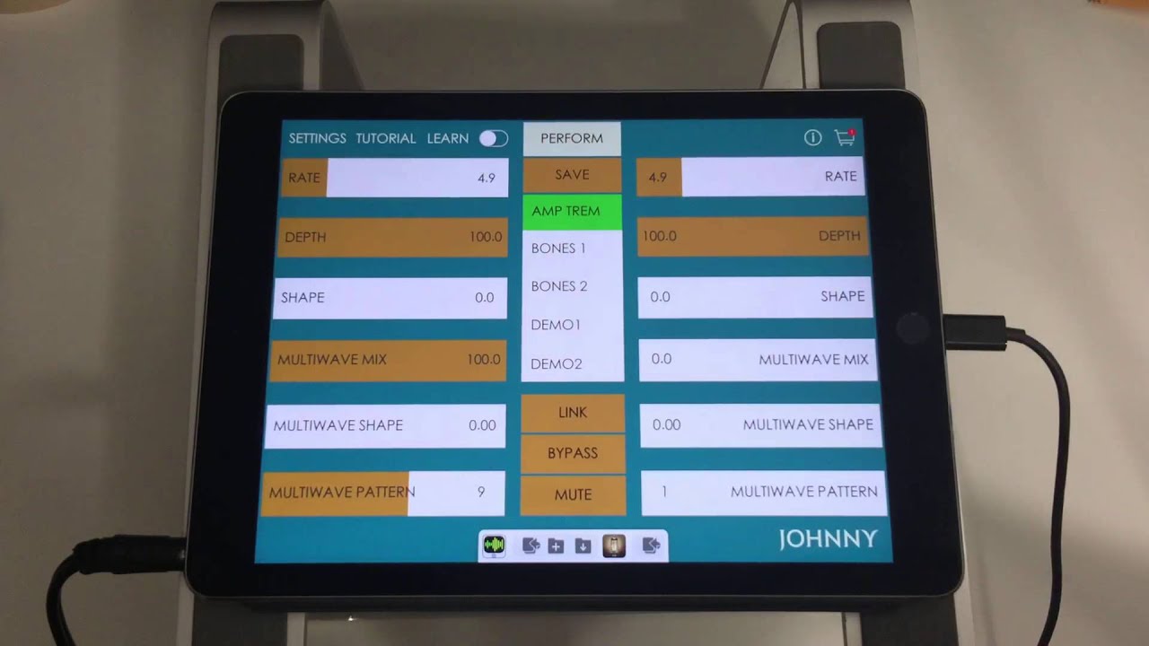 Johnny - Multiwave Tremolo App Walkthrough Tutorial