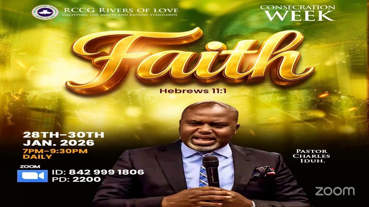 FASTING AND PRAYER| RCCG RIVERS OF LOVE | KNOWLEDGE OF HIS WILL | 25:11:2025|