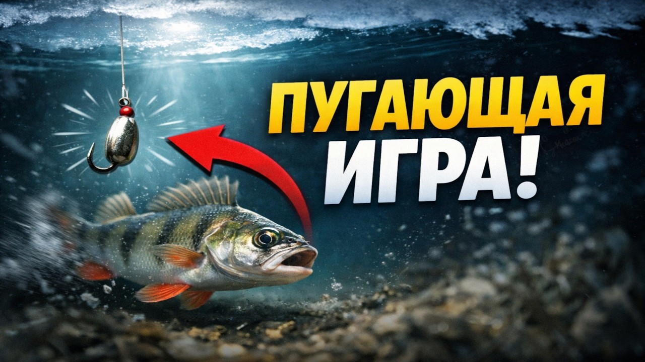 Рыба ВИДИТ вашу мормышку, но БОИТСЯ её. Главная ошибка, которую повторяют все.